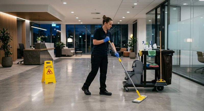 Commercial Kitchen Mopping in Shreveport, LA