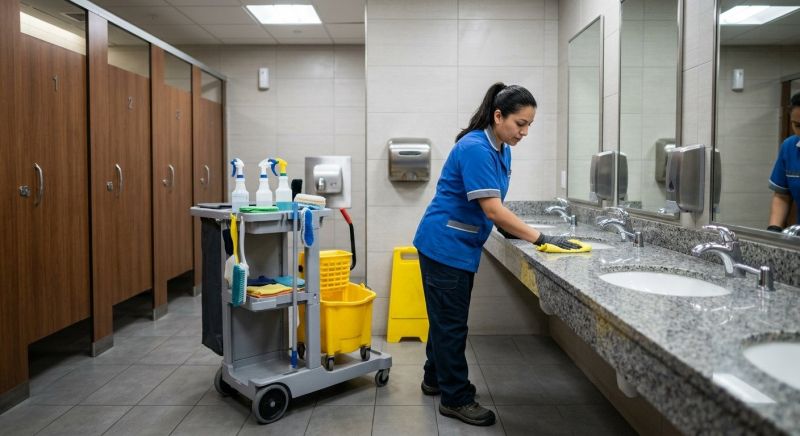Office Bathroom Cleaning in New Braunfels, TX