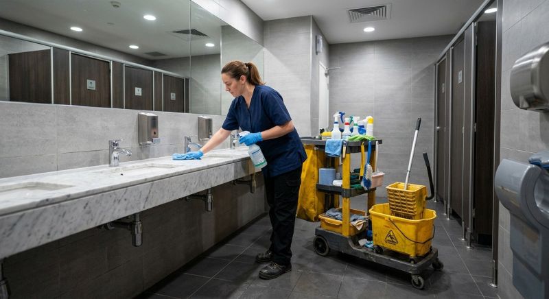 Office Bathroom Cleaning in Mckinney, TX
